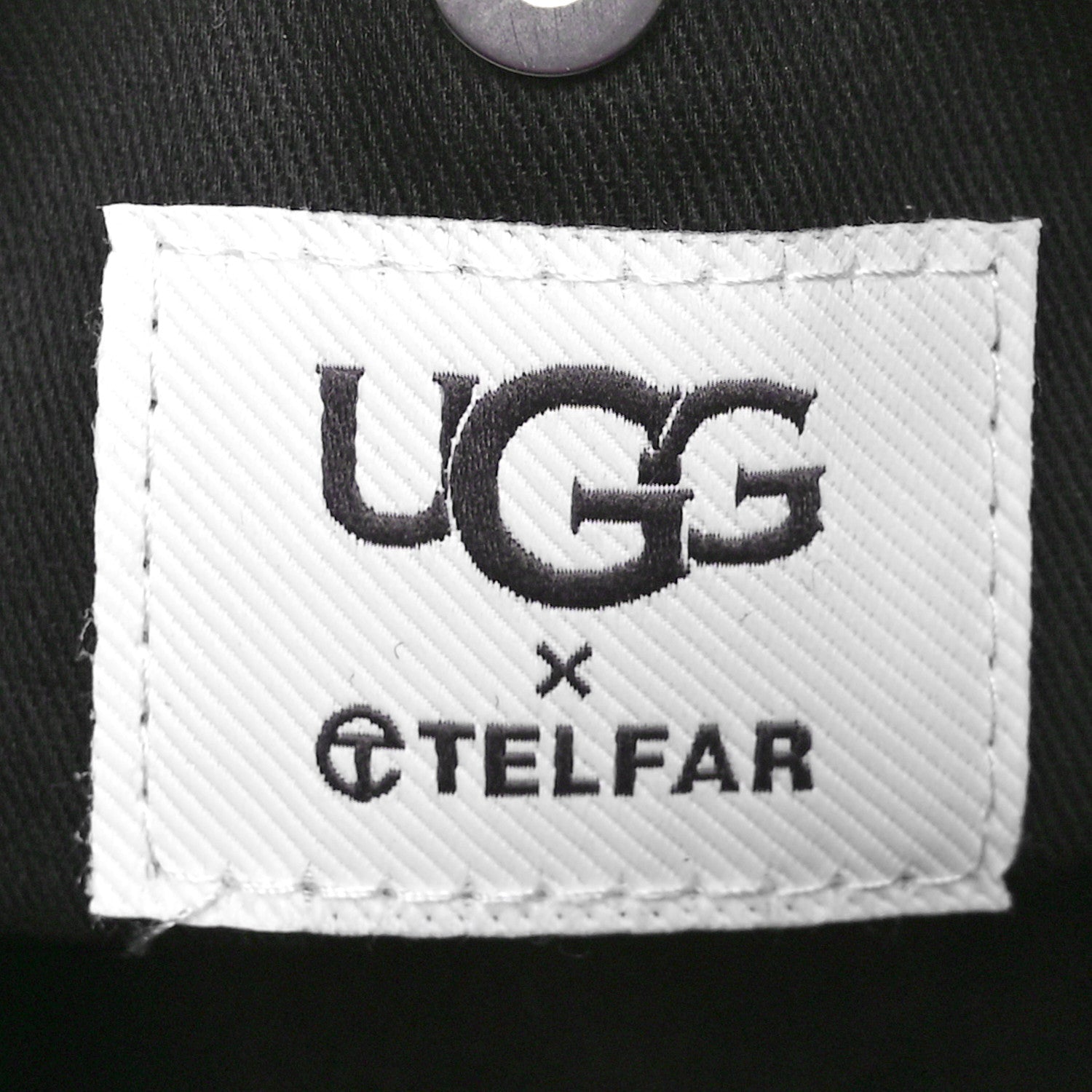 Telfar X UGG Suede Shearling Small Shopping Bag Black 6 of 9