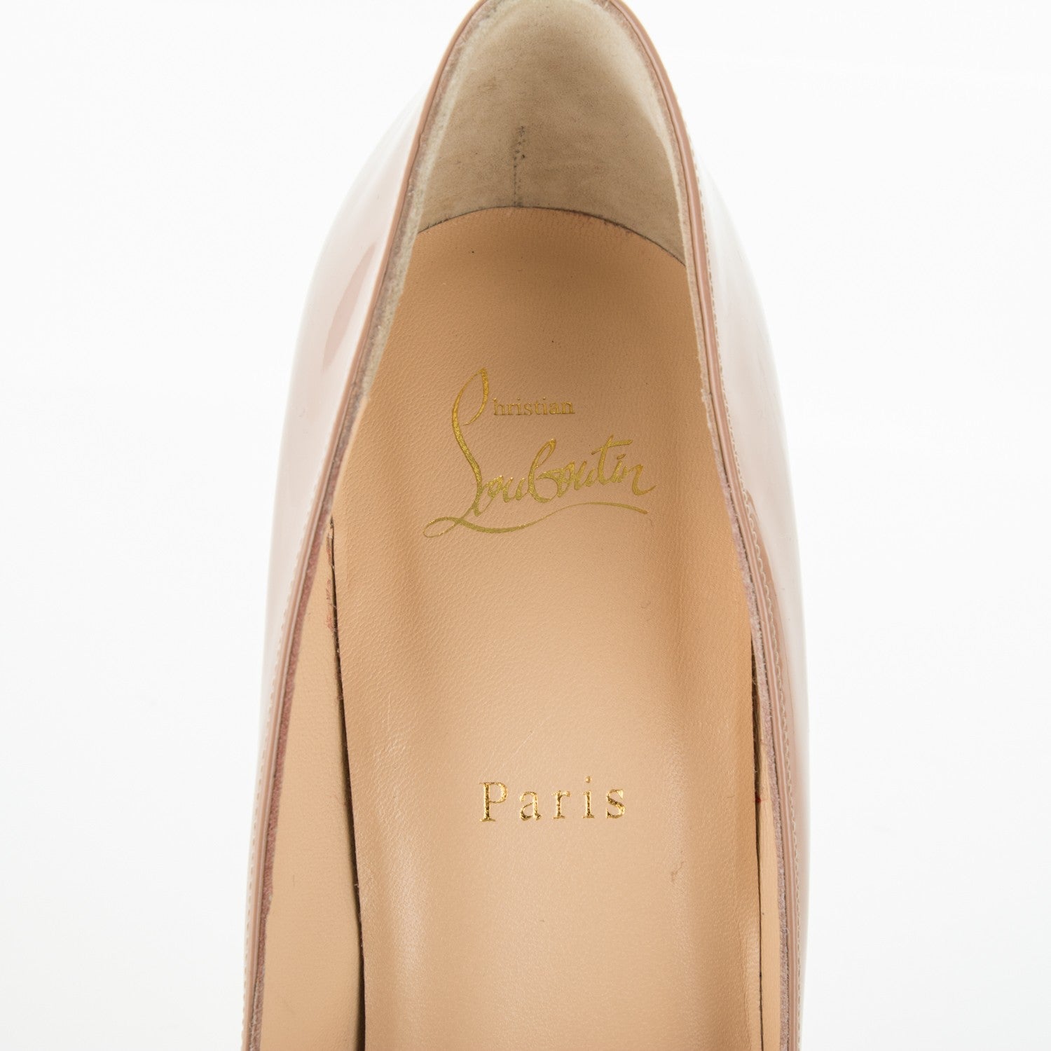 Christian Louboutin Patent Simple 100 Pumps 41.5 Nude 7 of 7