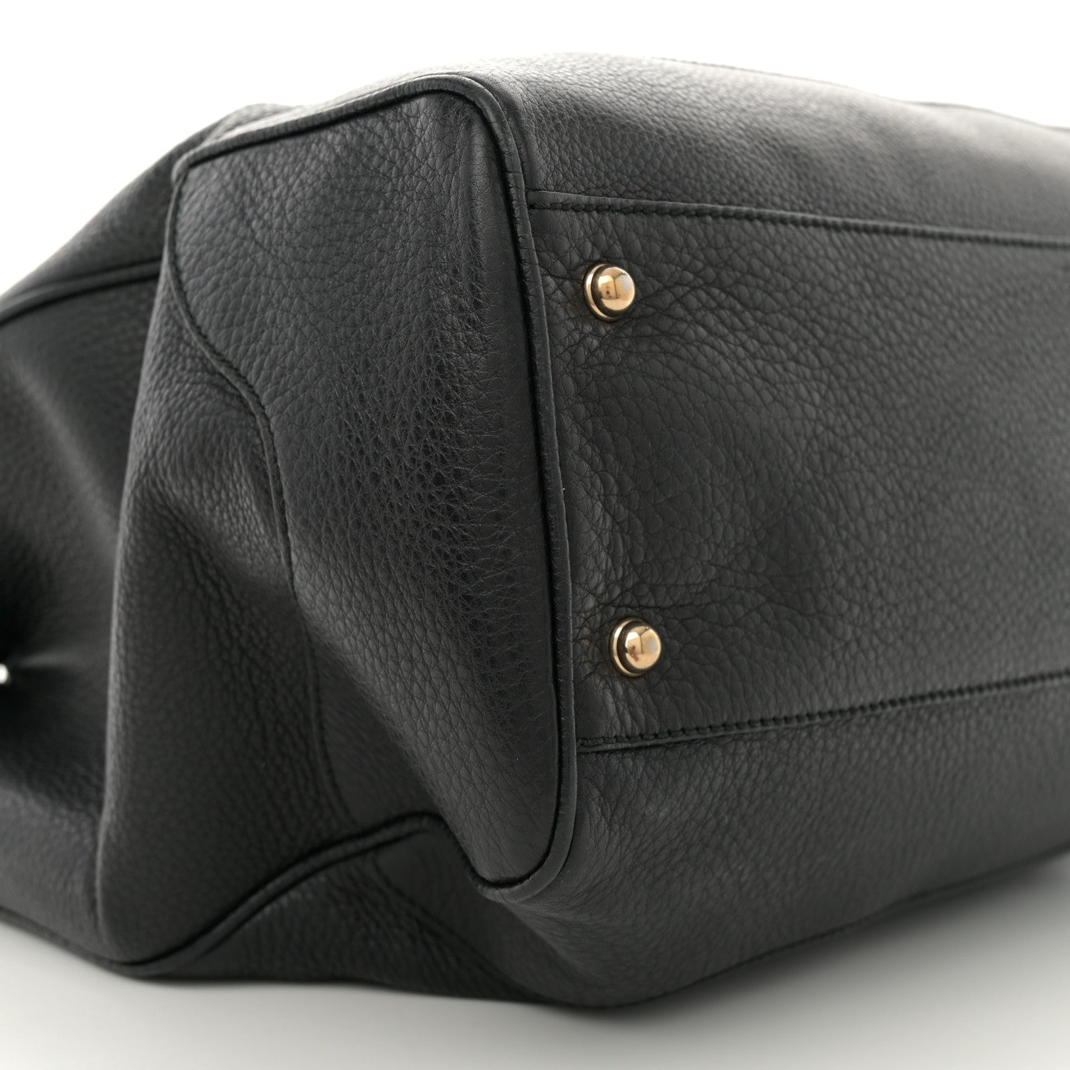 Gucci Grained Calfskin Medium Diana Bamboo Top Handle Tote Black 9 of 14