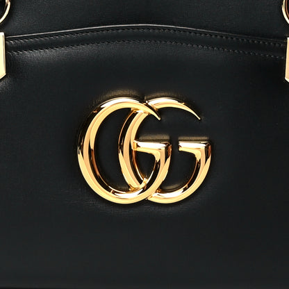 Gucci Vitello Palmellato Lux Large Arli Top Handle Bag Black 9 of 11