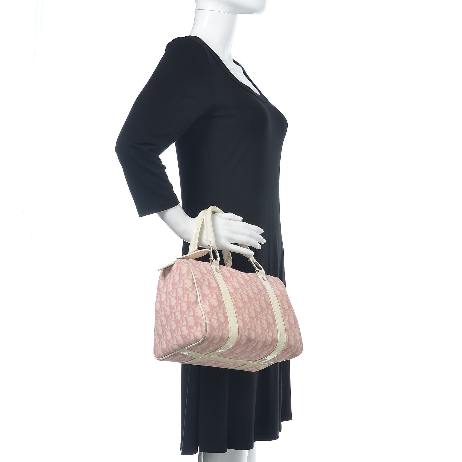 Christian Dior Monogram Boston Pink 1 of 22