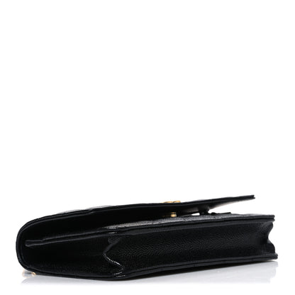 Chanel Shiny Caviar Quilted Pick Me Up Wallet On Chain WOC Black 4 of 11