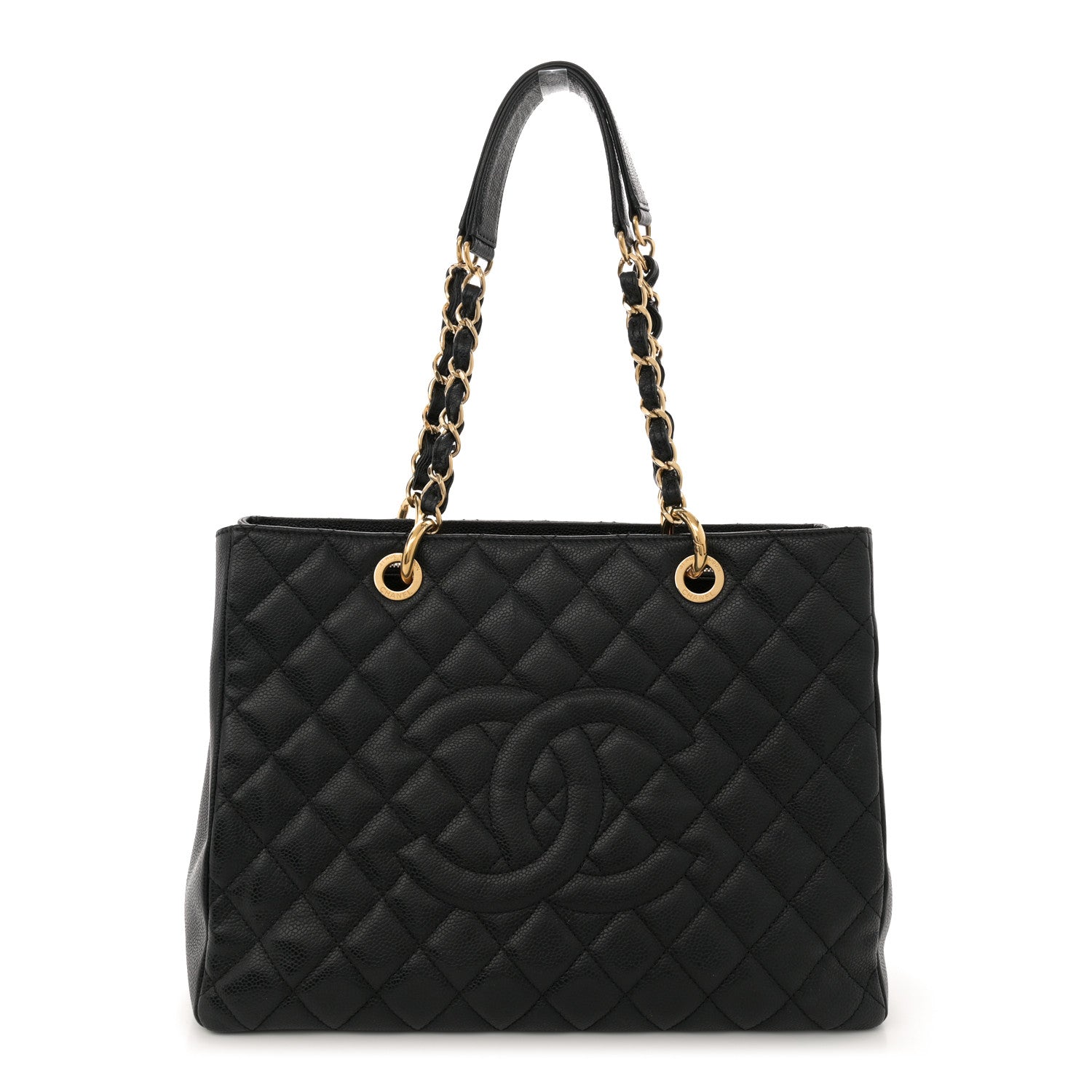 Chanel Caviar Quilted Grand Shopping Tote GST Black 1 of 12