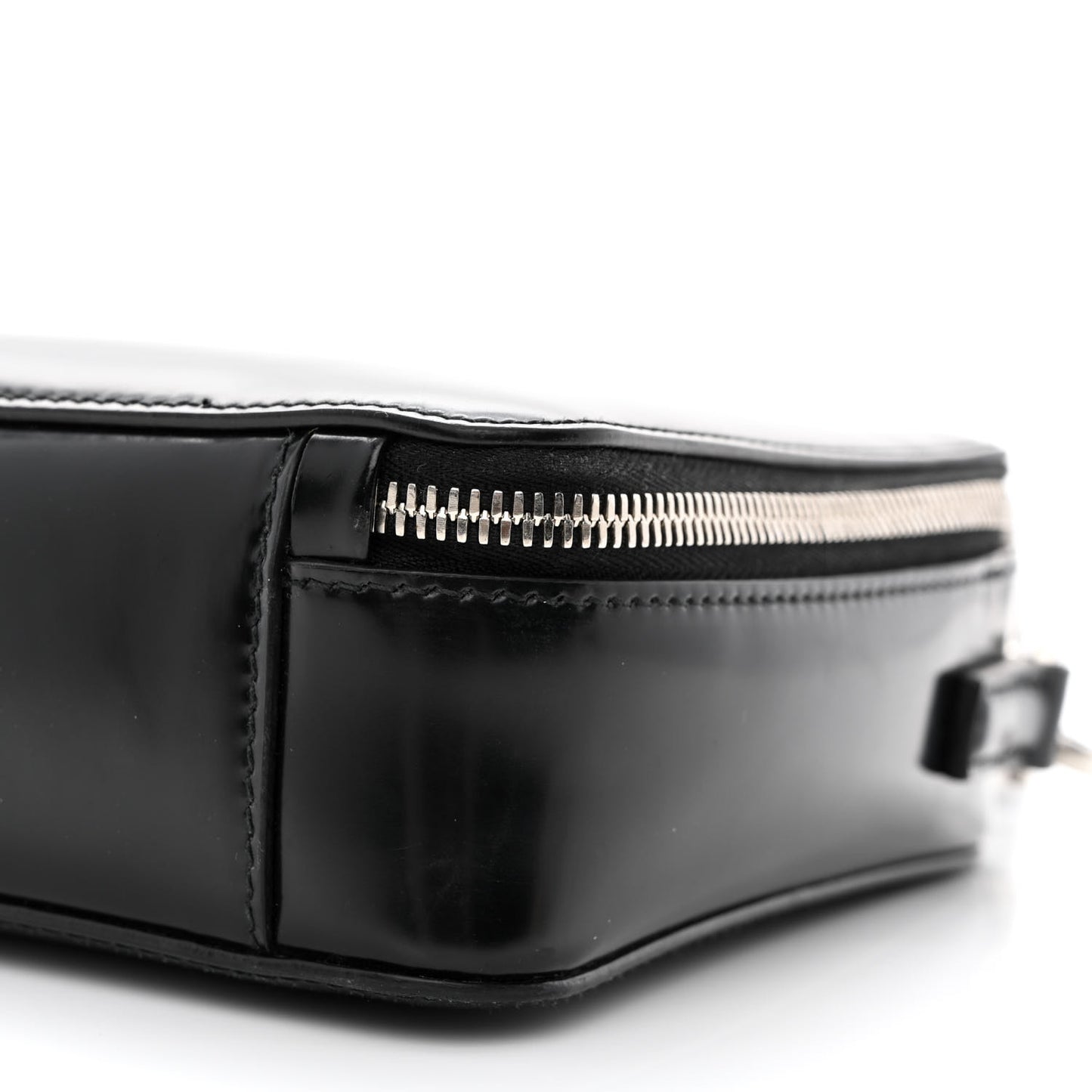 Spazzolato Medium Brique Crossbody Bag Black