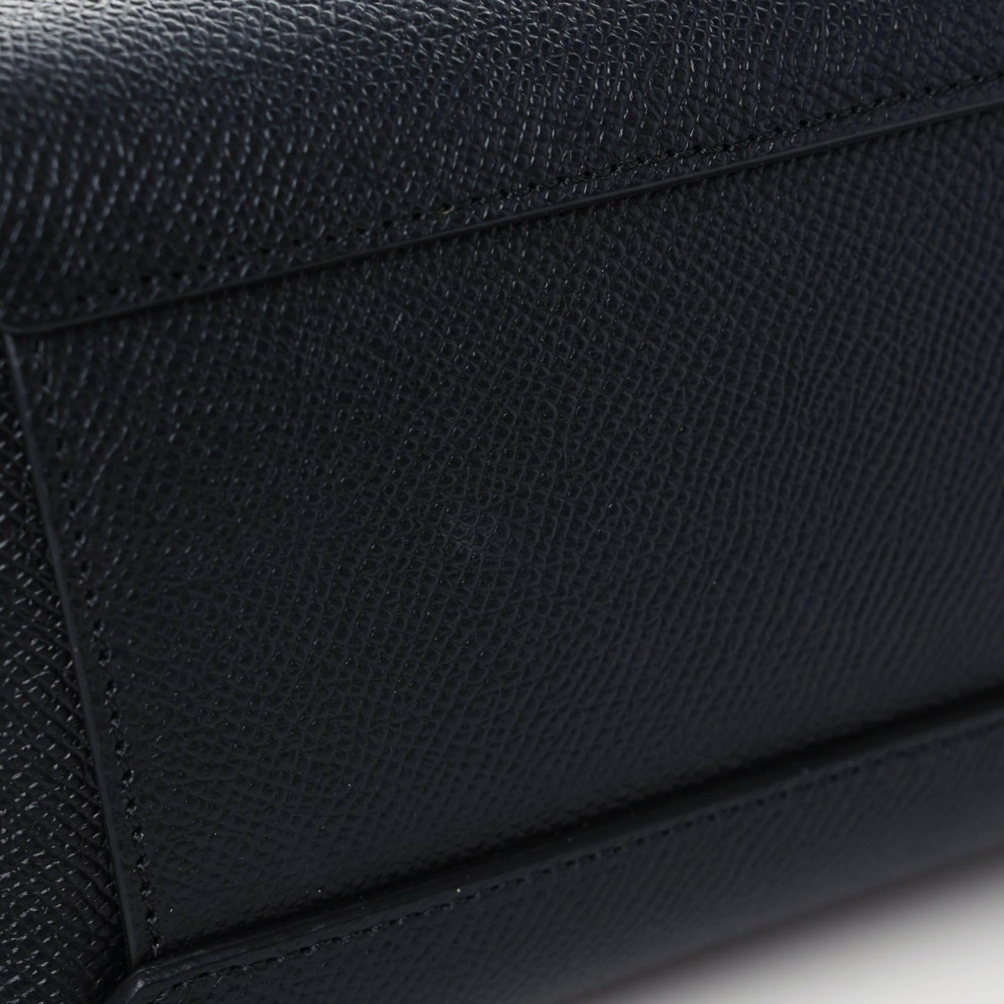 Grained Calfskin Nano Belt Bag Black