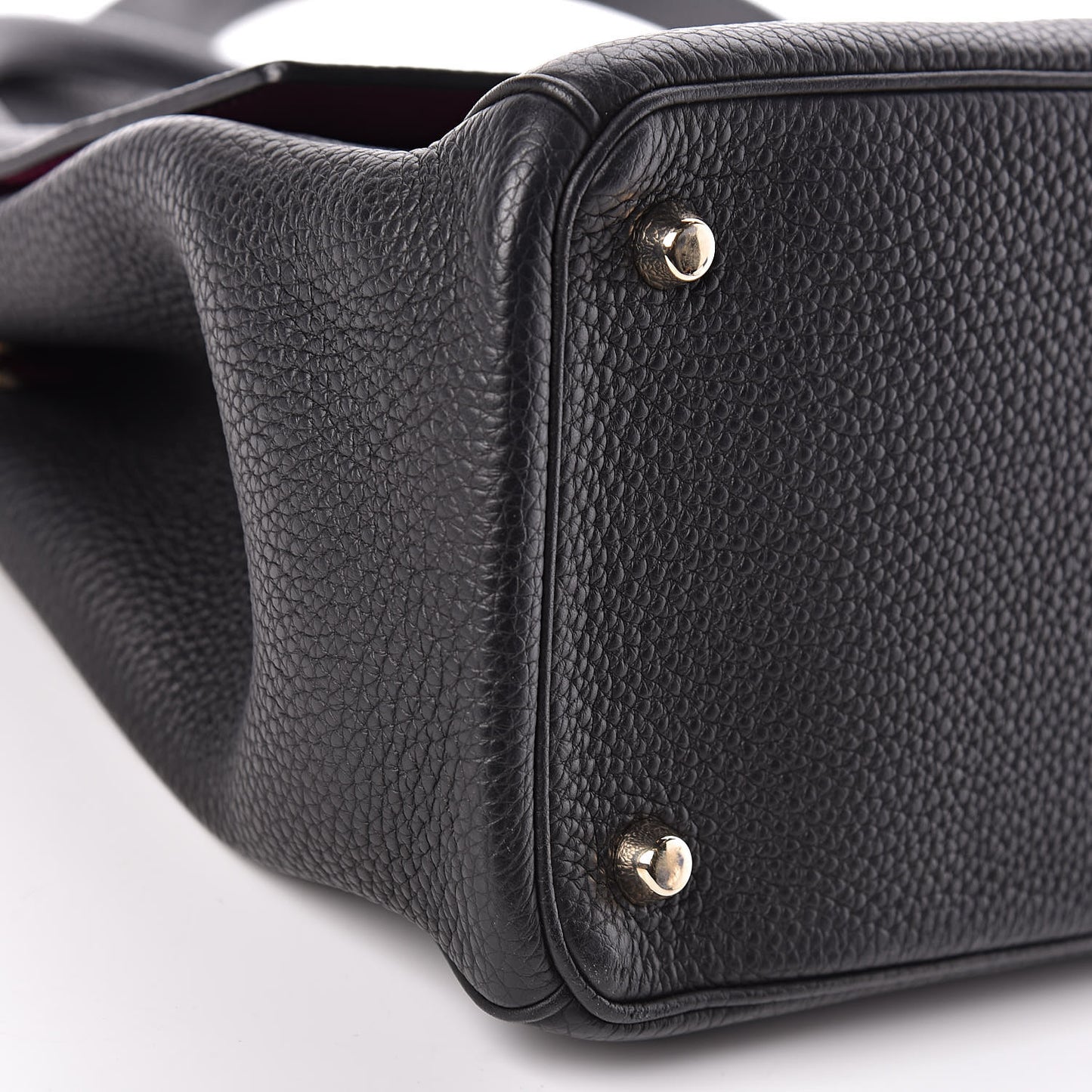 Bullcalf Medium Be Dior Flap Black Fraise