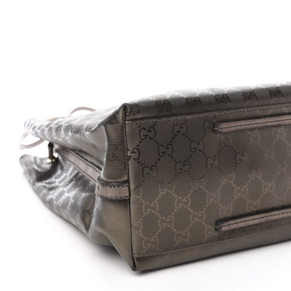 Gucci Imprime Monogram Large Gifford Shopping Tote Pewter 6 of 12