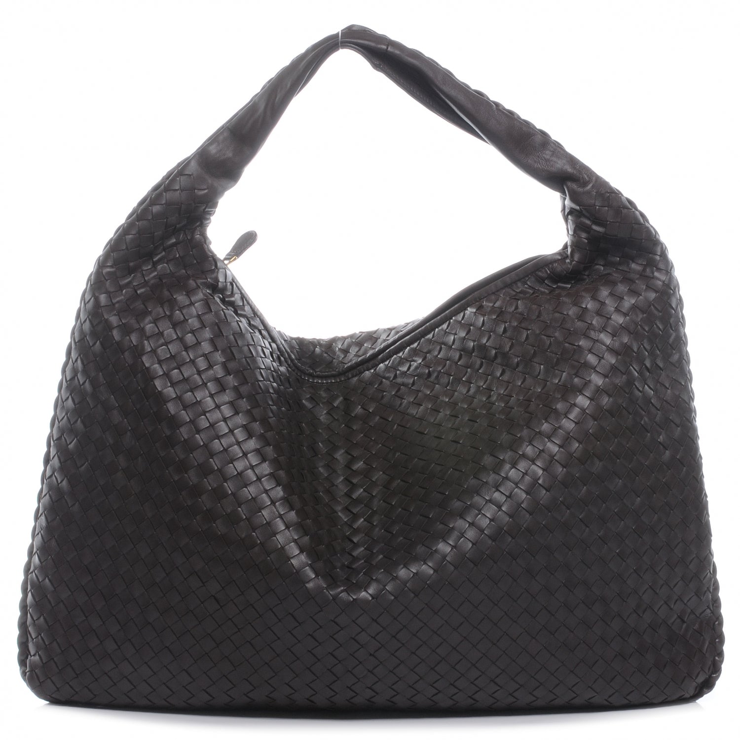 Bottega Veneta Nappa Intrecciato Maxi Veneta Hobo Ebano 1 of 8