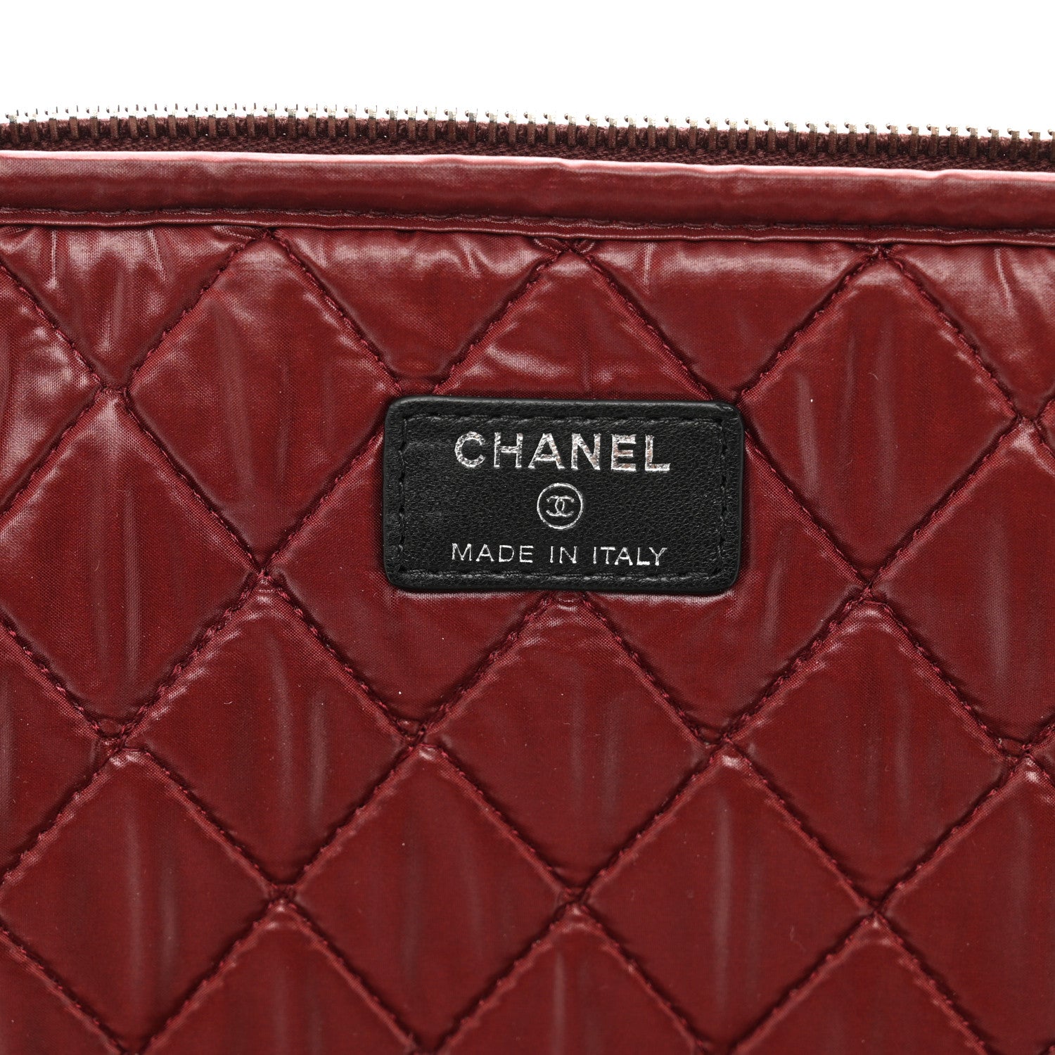 Chanel Nylon Quilted Laptop Case Black 7 of 9
