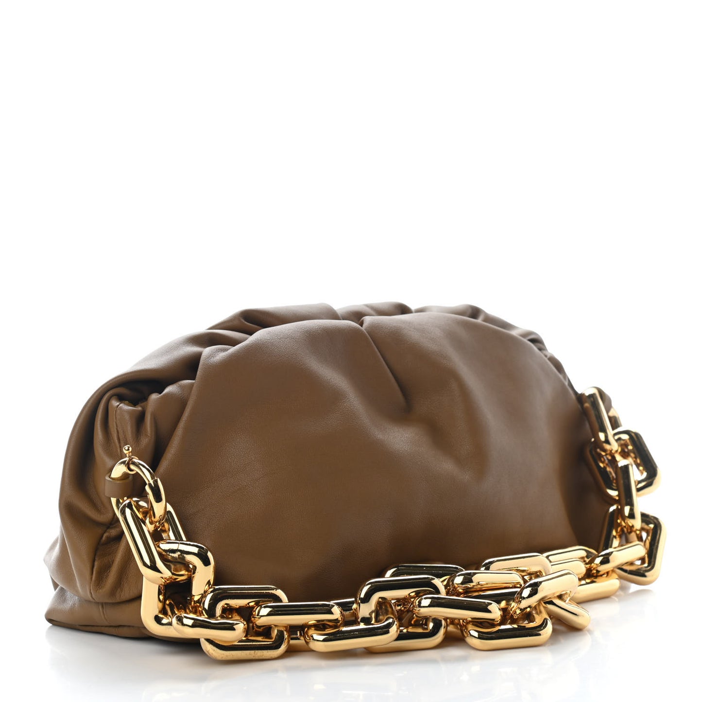 Calfskin The Pouch Chain Moutarde