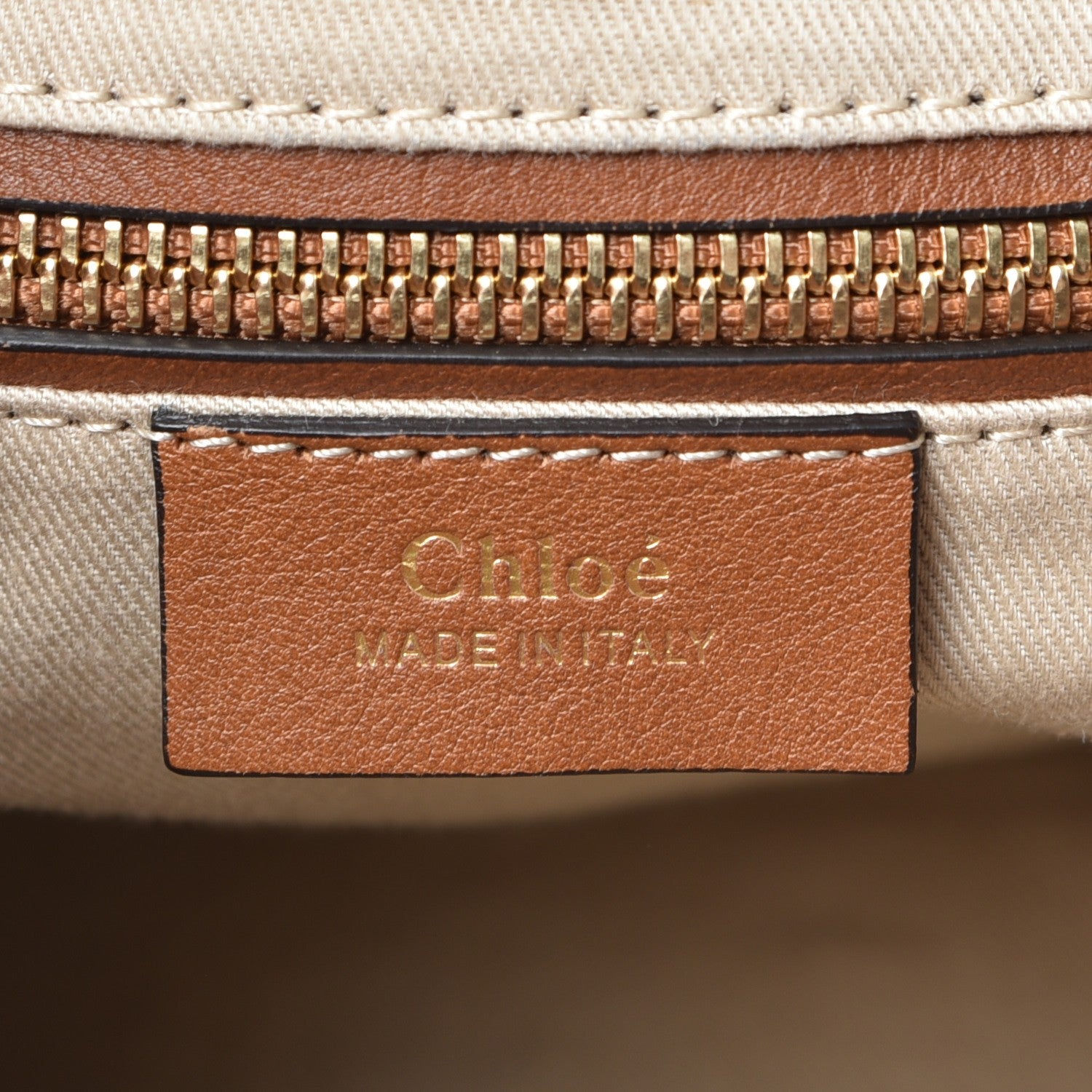 Chloe Suede Calfskin Medium Faye Backpack Tan 7 of 11