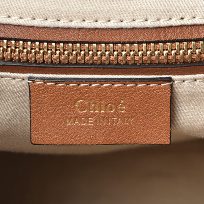 Chloe Suede Calfskin Medium Faye Backpack Tan 7 of 11