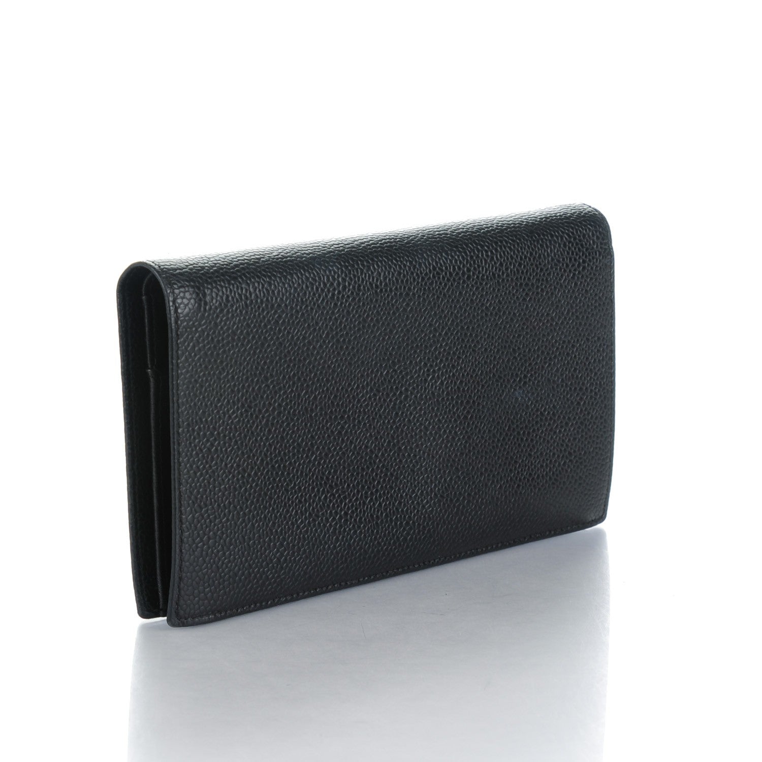 Chanel Caviar Timeless CC Yen Wallet Black 3 of 8