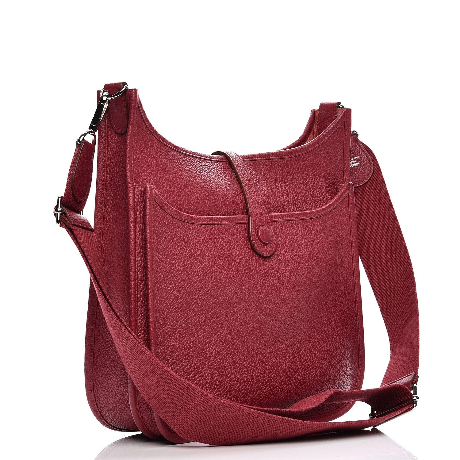 Hermes Taurillon Clemence Evelyne III PM Rubis 3 of 9