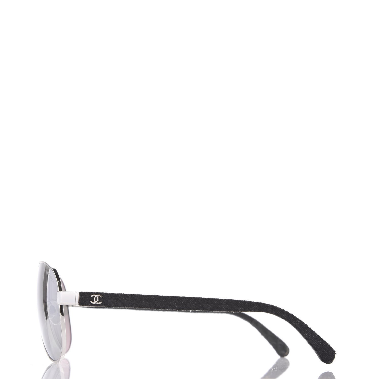 Chanel Pilot Quilting Sunglasses 4207 Silver 2 of 9
