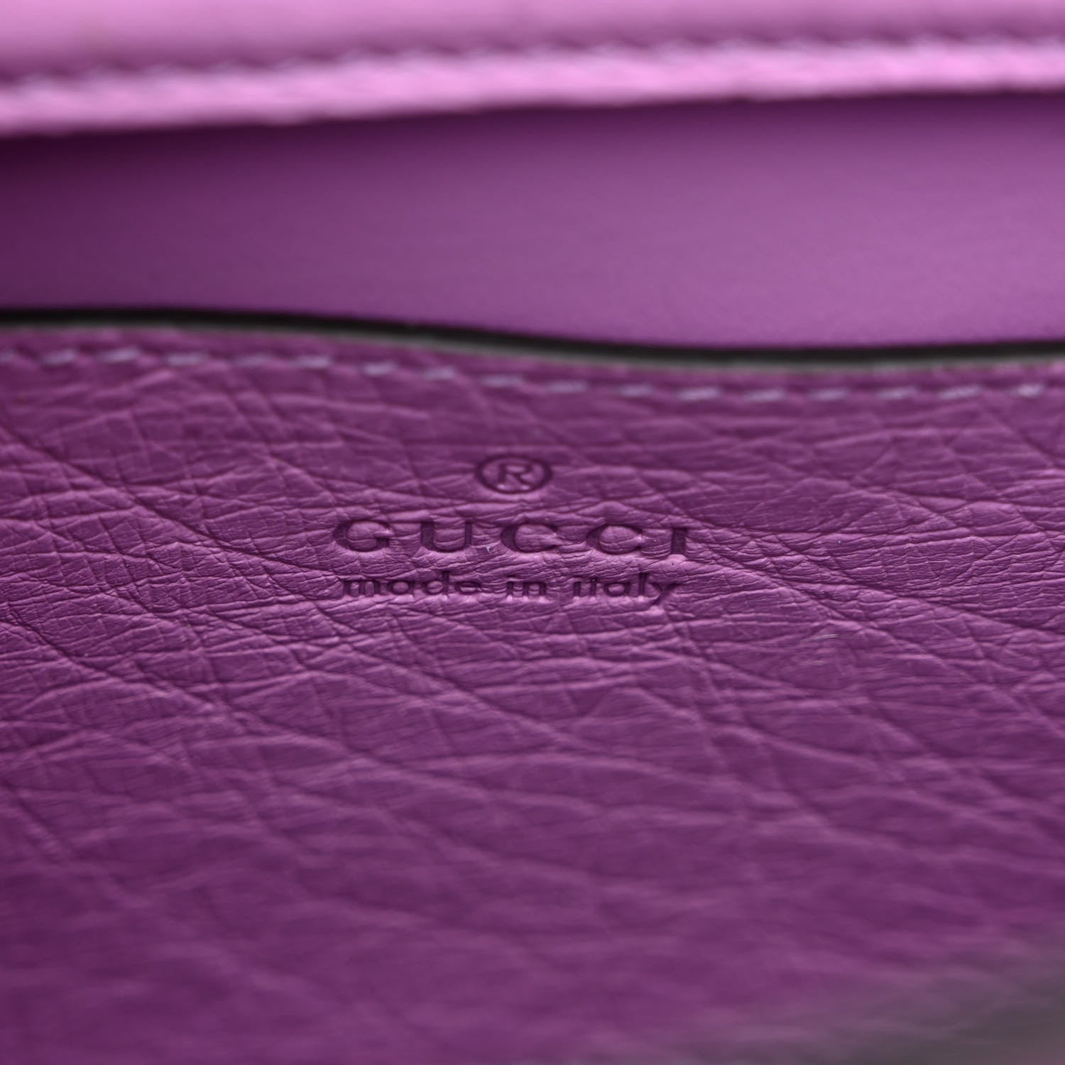 Gucci Ostrich Web Mini Diana Tote Bag Purple 6 of 11