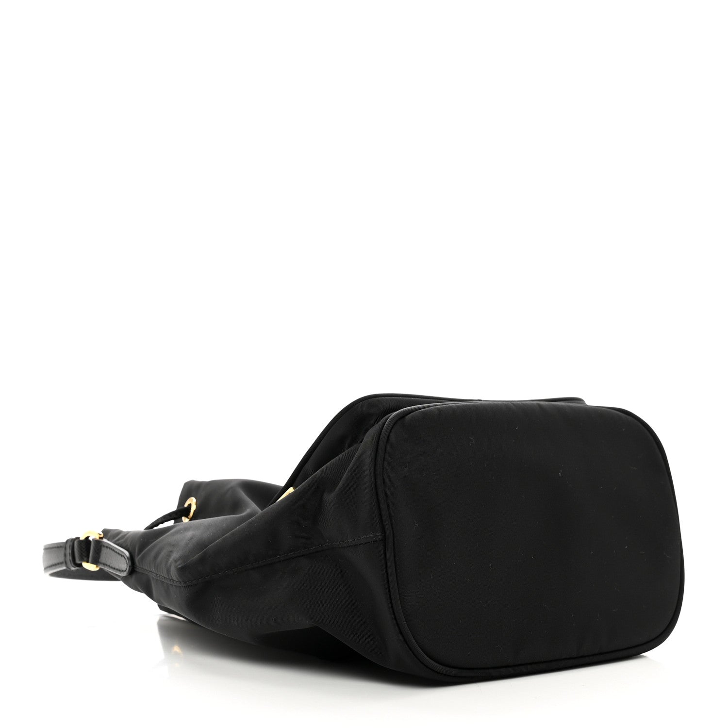 Prada Re-Nylon Duet Drawstring Shoulder Bag Black 4 of 9