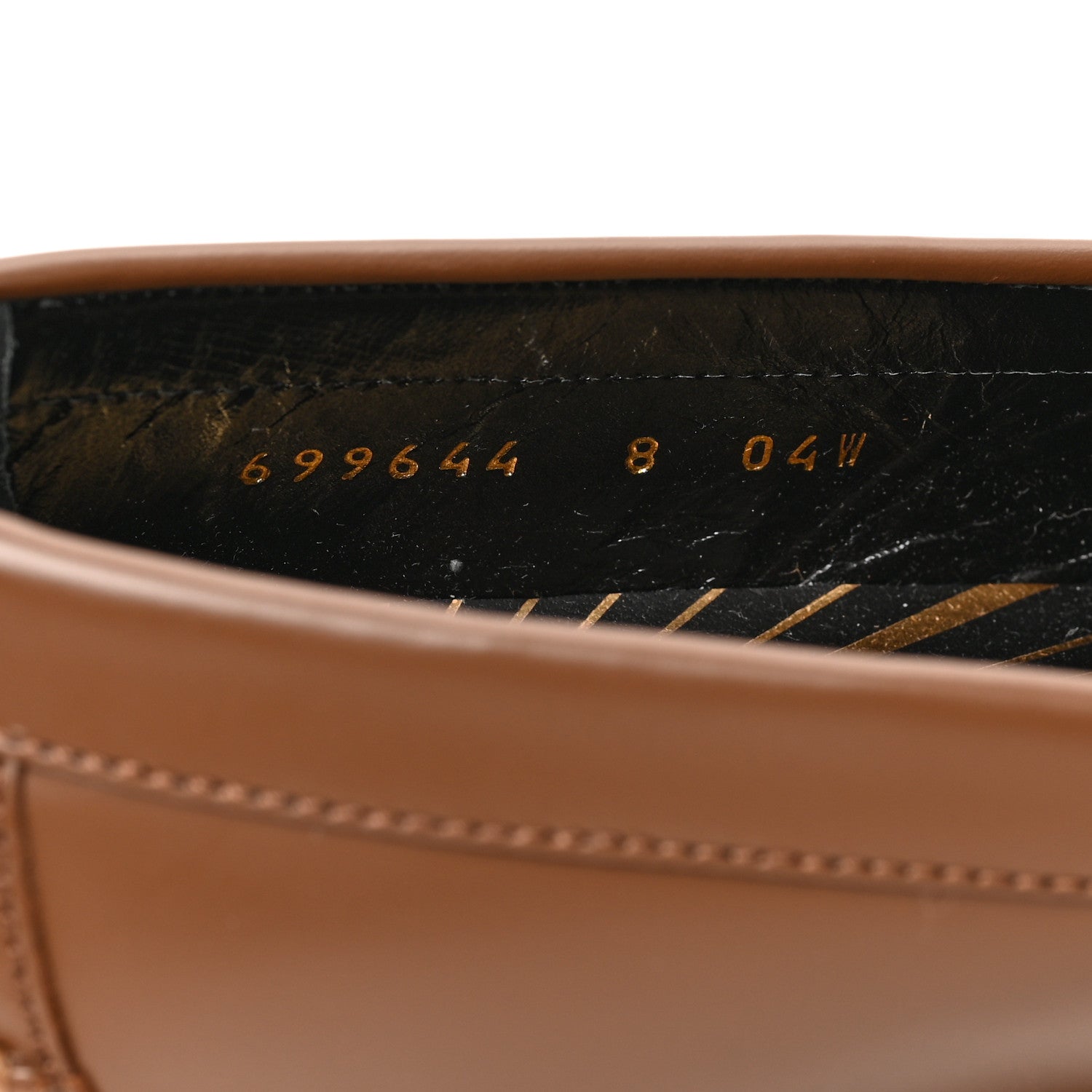Gucci Millennial Ribot Mens Cara Loafers 8 Brown Sugar 5 of 8