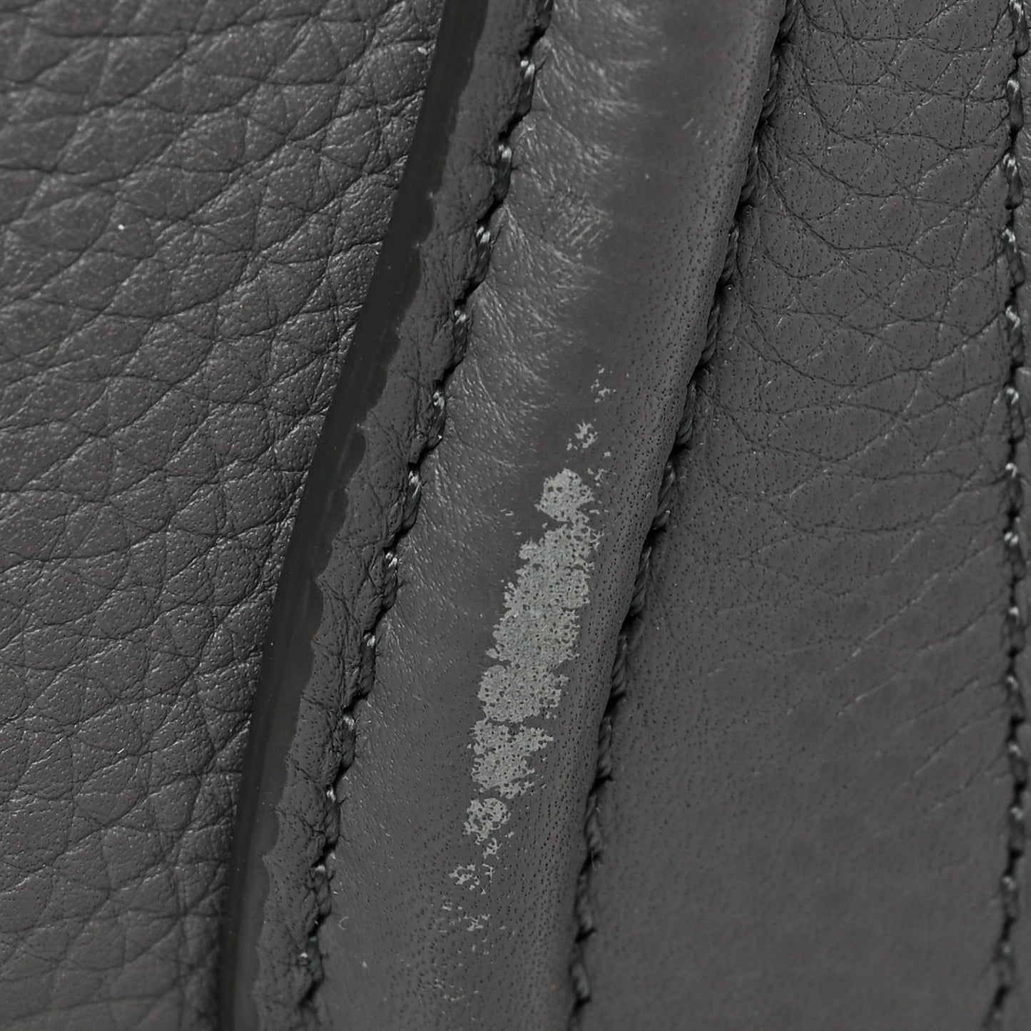 Baby Drummed Calfskin Nano Luggage Kohl