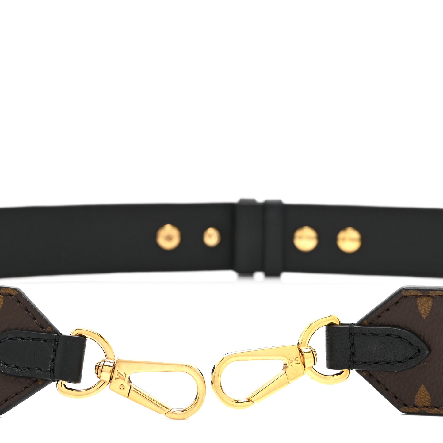 Monogram Adjustable Bandouliere Shoulder Strap Black