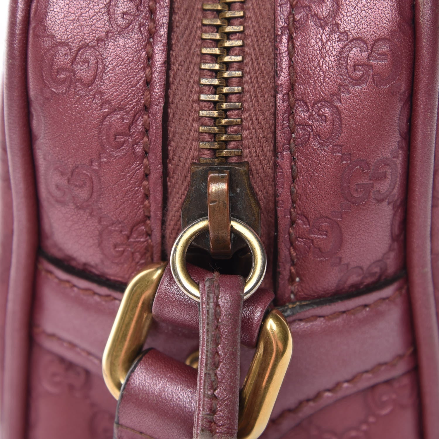 Gucci Metallic Soft Microguccissima Sunshine Disco Crossbody Bag Vintage Rose 13 of 19