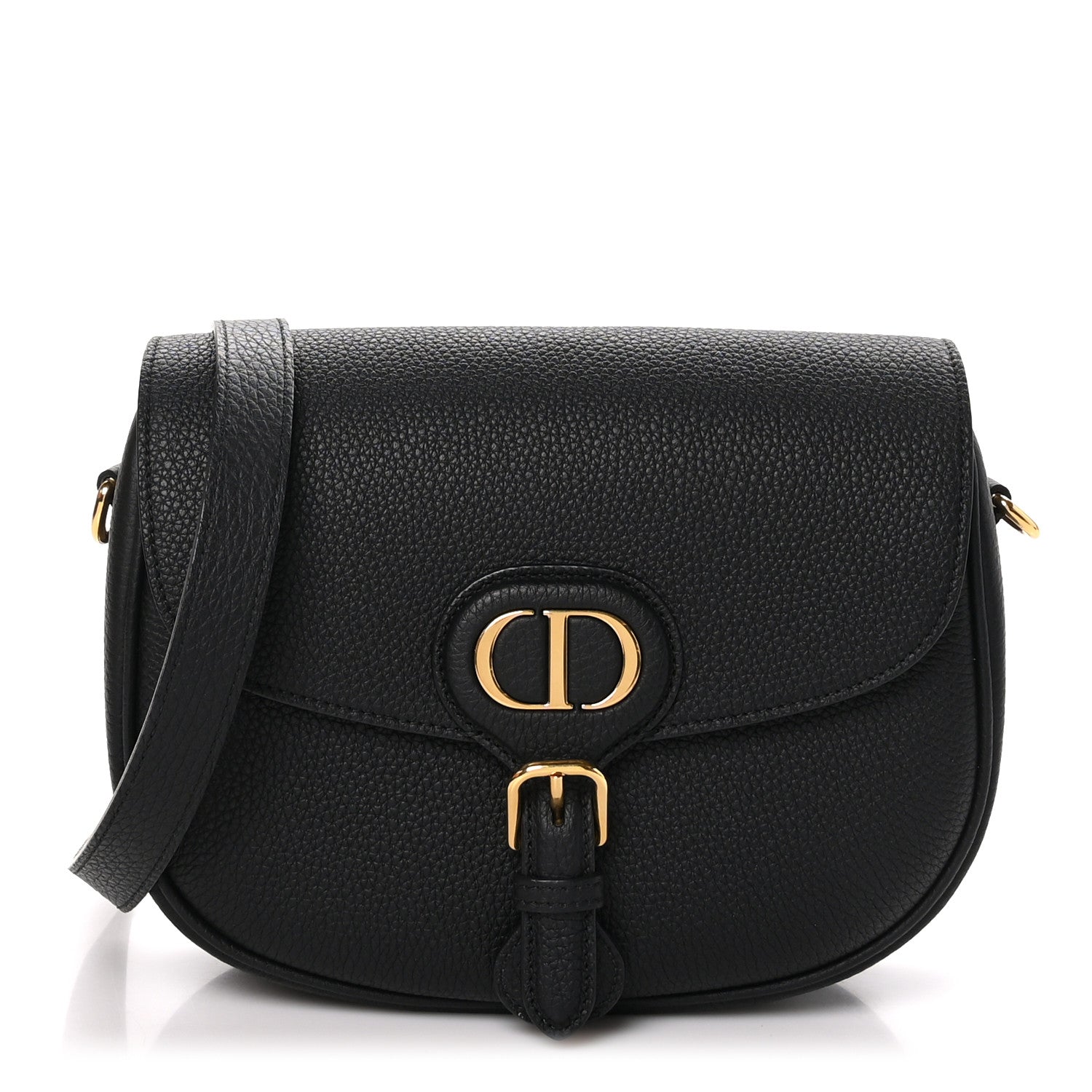 Christian Dior Grained Calfskin Medium Bobby Flap Black 1 of 10