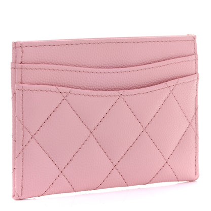 Chanel Caviar Quilted Card Holder Light Pink 3 of 9
