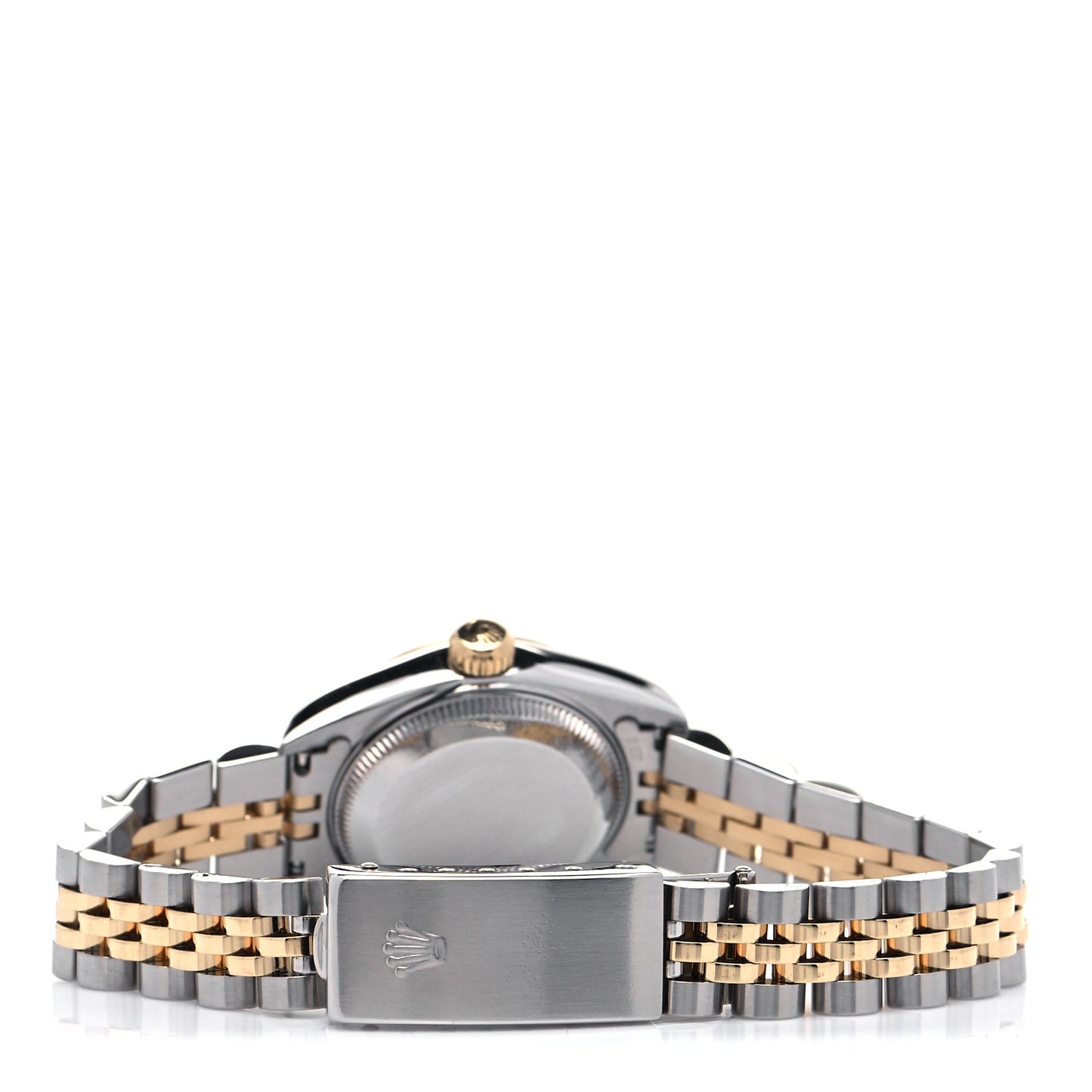 Stainless Steel 18K Yellow Gold Diamond 26mm Oyster Perpetual Datejust Watch Champagne 69173