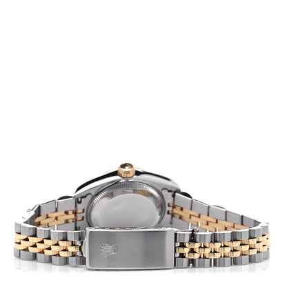Rolex Stainless Steel 18K Yellow Gold Diamond 26mm Oyster Perpetual Datejust Watch Champagne 69173 3 of 4