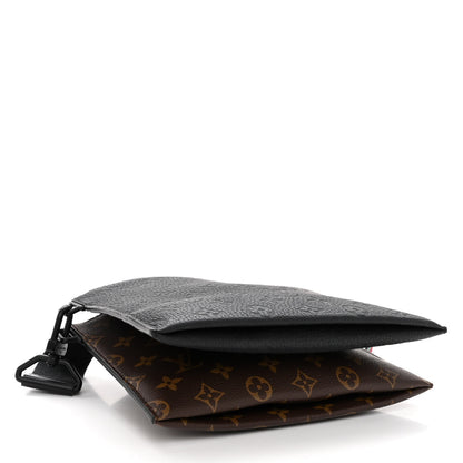 Louis Vuitton Taurillon Monogram Trio Messenger Black Multicolor 4 of 11