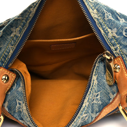 Louis Vuitton Monogram Denim Baggy PM Blue 5 of 16