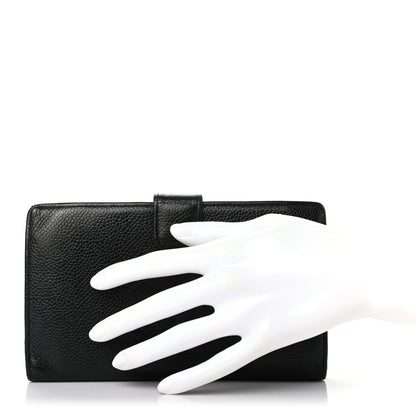 Chanel Caviar Timeless CC French Wallet Black 2 of 9