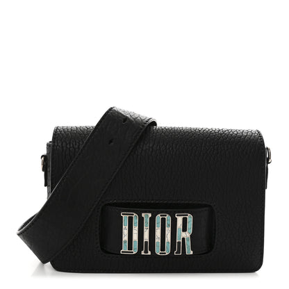 Christian Dior Canyon Grained Lambskin Dio(r)evolution Flap Bag Black 1 of 10