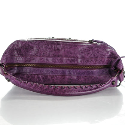 Balenciaga Agneau Classic Hardware Day Hobo Raisin 6 of 8