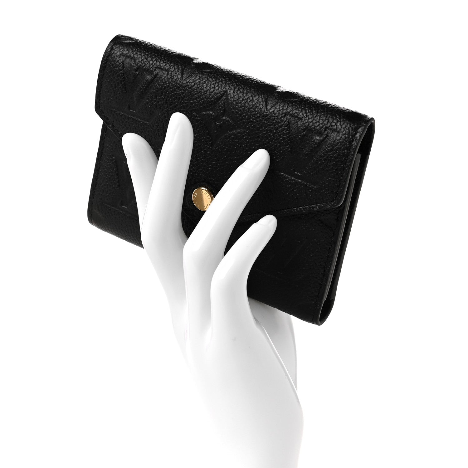 Louis Vuitton Empreinte Victorine Wallet Black 2 of 9