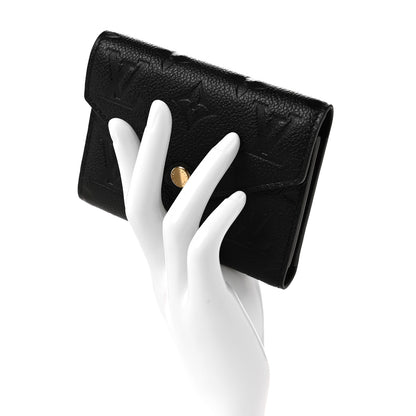 Louis Vuitton Empreinte Victorine Wallet Black 2 of 9