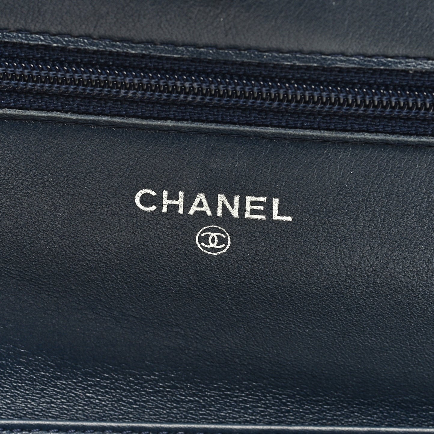 Caviar Timeless CC Wallet on Chain WOC Navy Blue