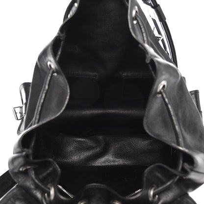 Saint Laurent Smooth Calfskin Roc Sack Backpack Black 5 of 15