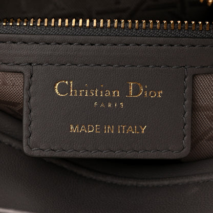Christian Dior Lambskin Cannage Medium Lady Dior Grey 6 of 10