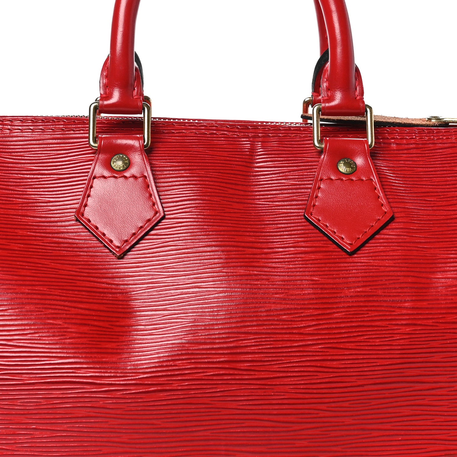 Louis Vuitton Epi Speedy 25 Castillan Red 8 of 13