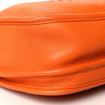 Hermes Taurillon Clemence Evelyne III PM Orange 8 of 12