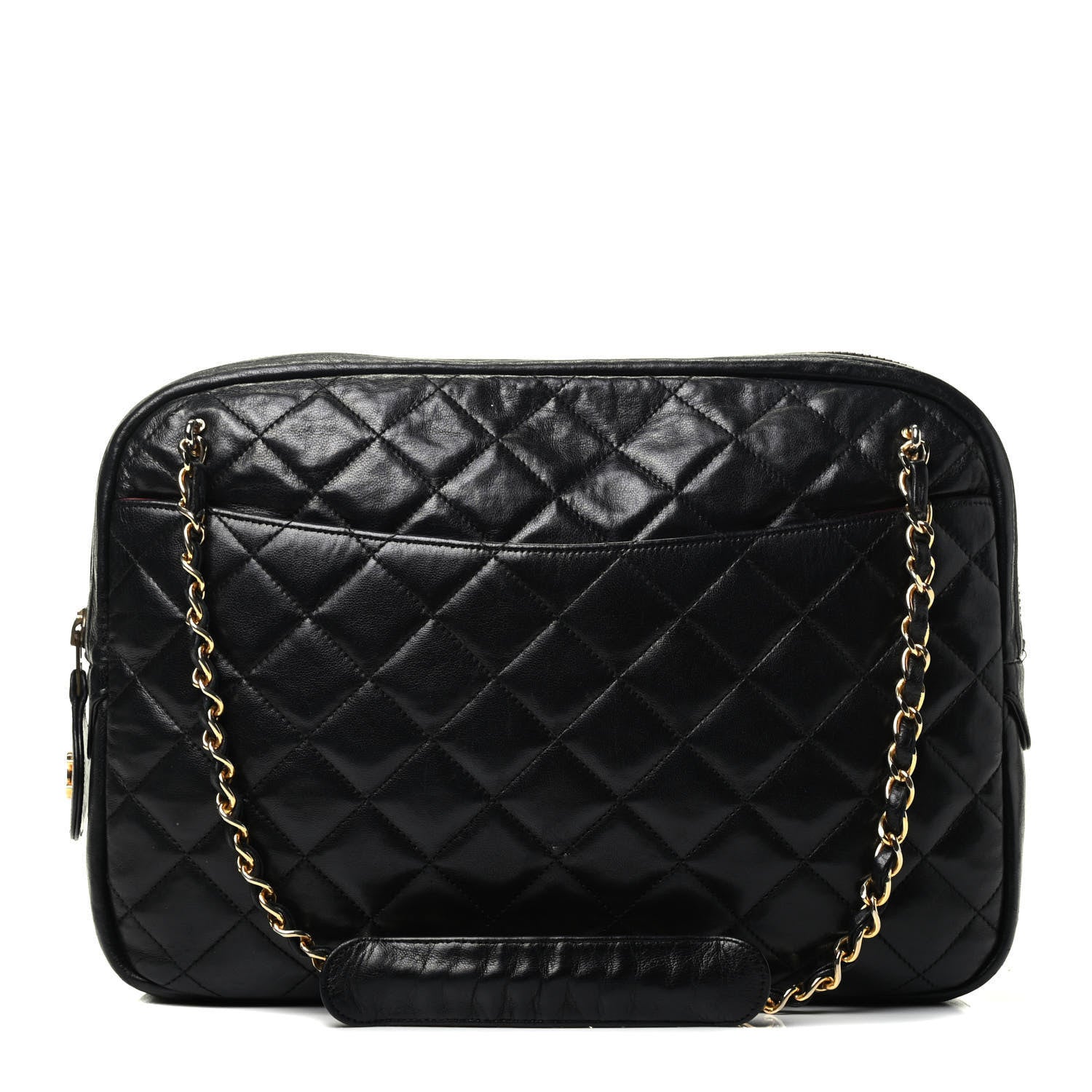 Chanel Lambskin Quilted Medium Camera Case Black 1 of 9