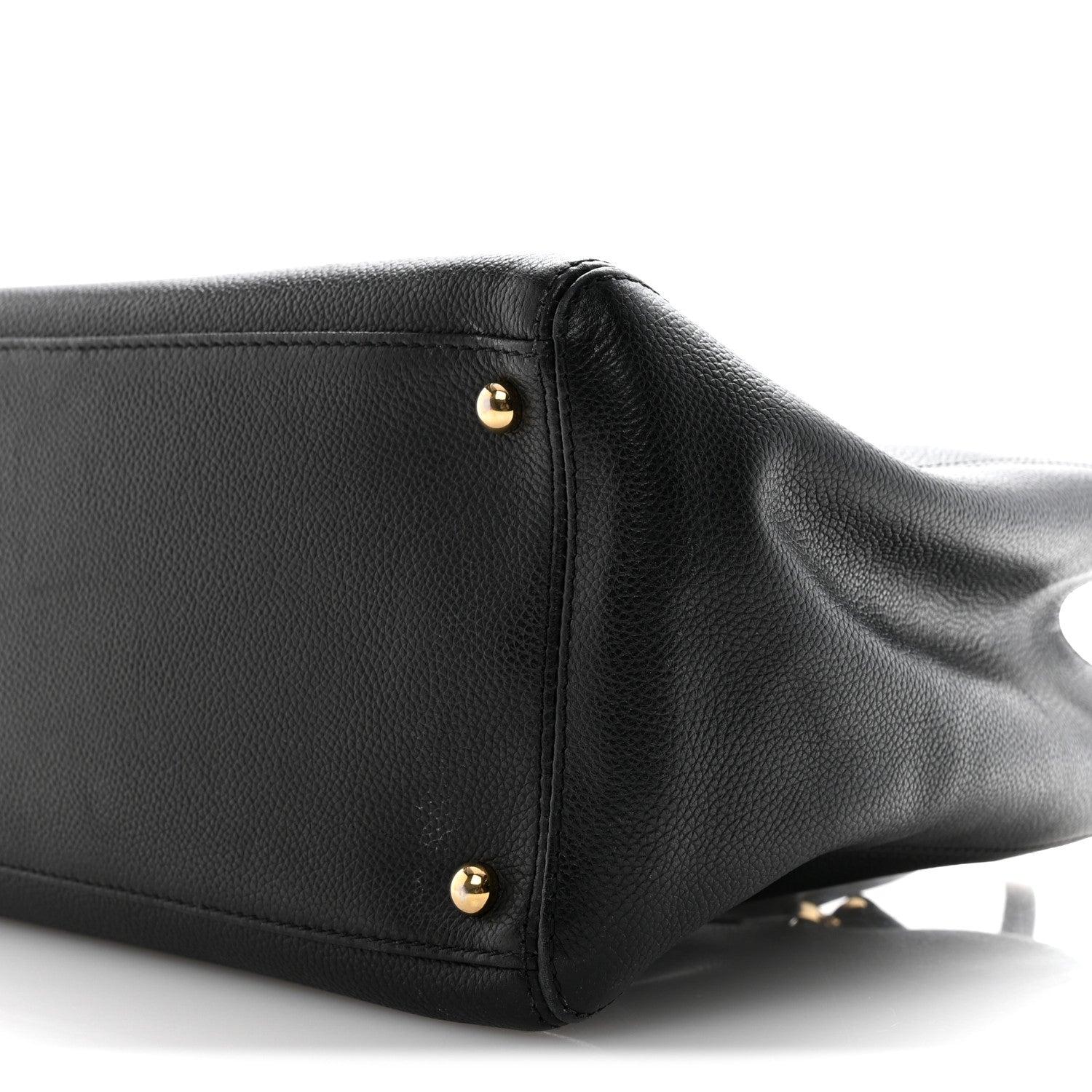 Chanel Calfskin Cerf Executive Shopper Tote Black 11 of 16