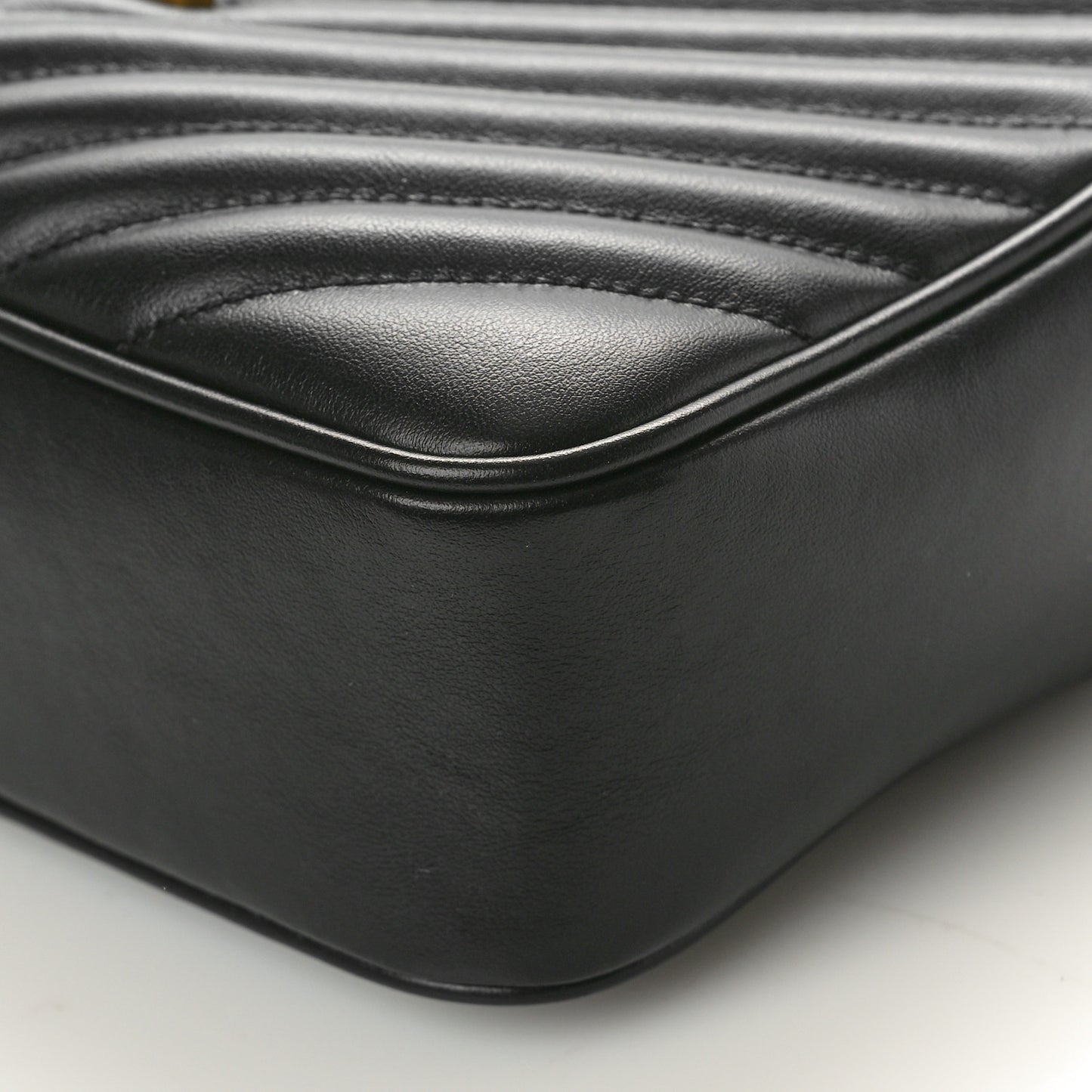 Calfskin Matelasse Monogram Lou Camera Bag Black