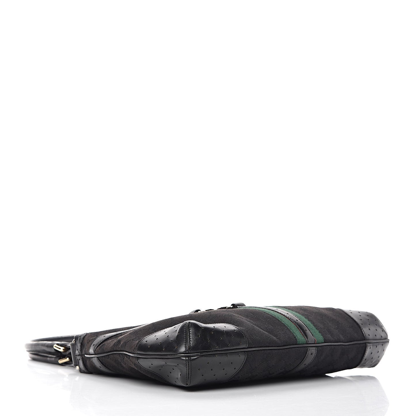 Monogram Web Reins Shoulder Bag Black