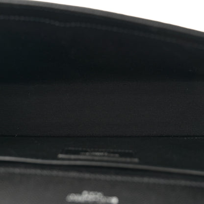 Saint Laurent Grain De Poudre Medium Classic Monogram Kate Satchel Black 5 of 10