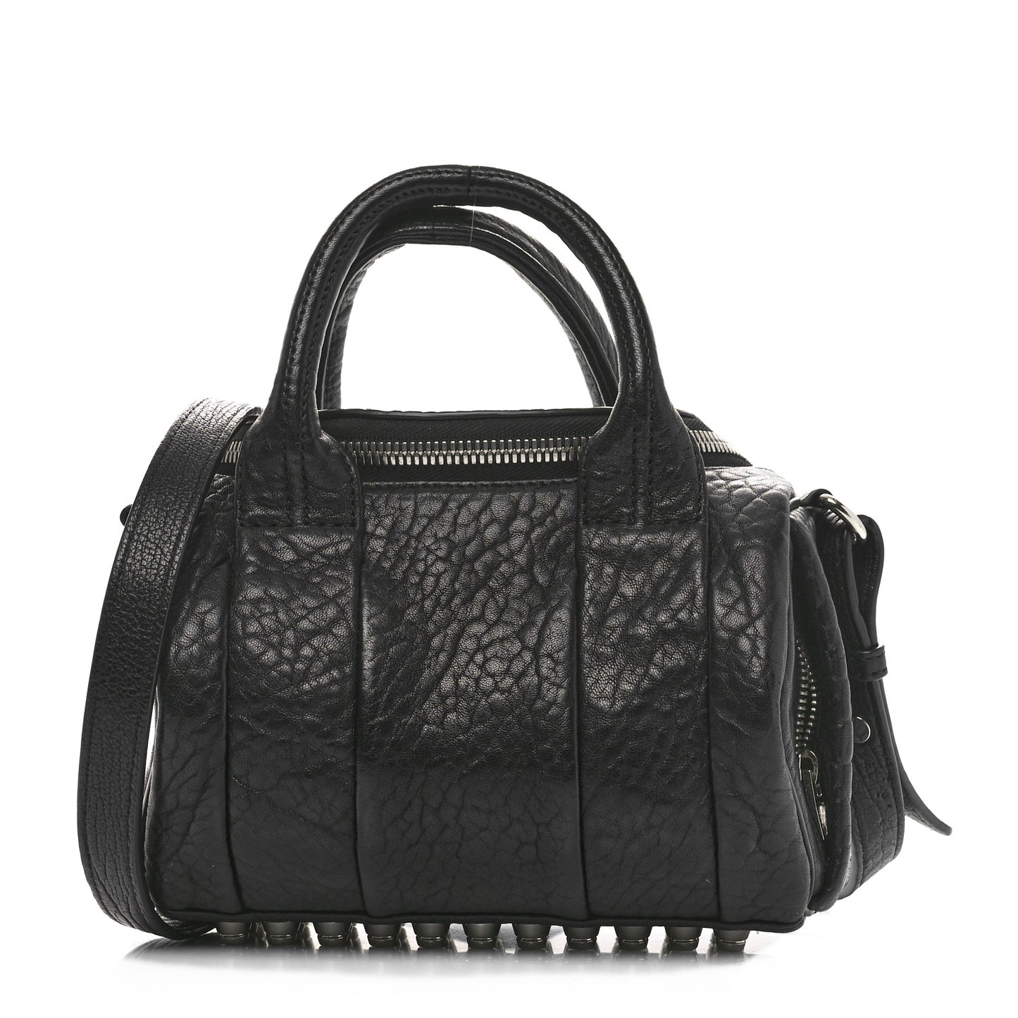 Pebbled Lambskin Mini Rockie Black Rhodium Hardware Black Rhodium Hardware