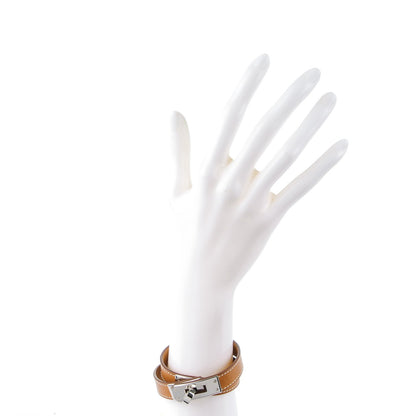 Hermes Barenia Kelly Double Tour Bracelet S Fauve 2 of 5