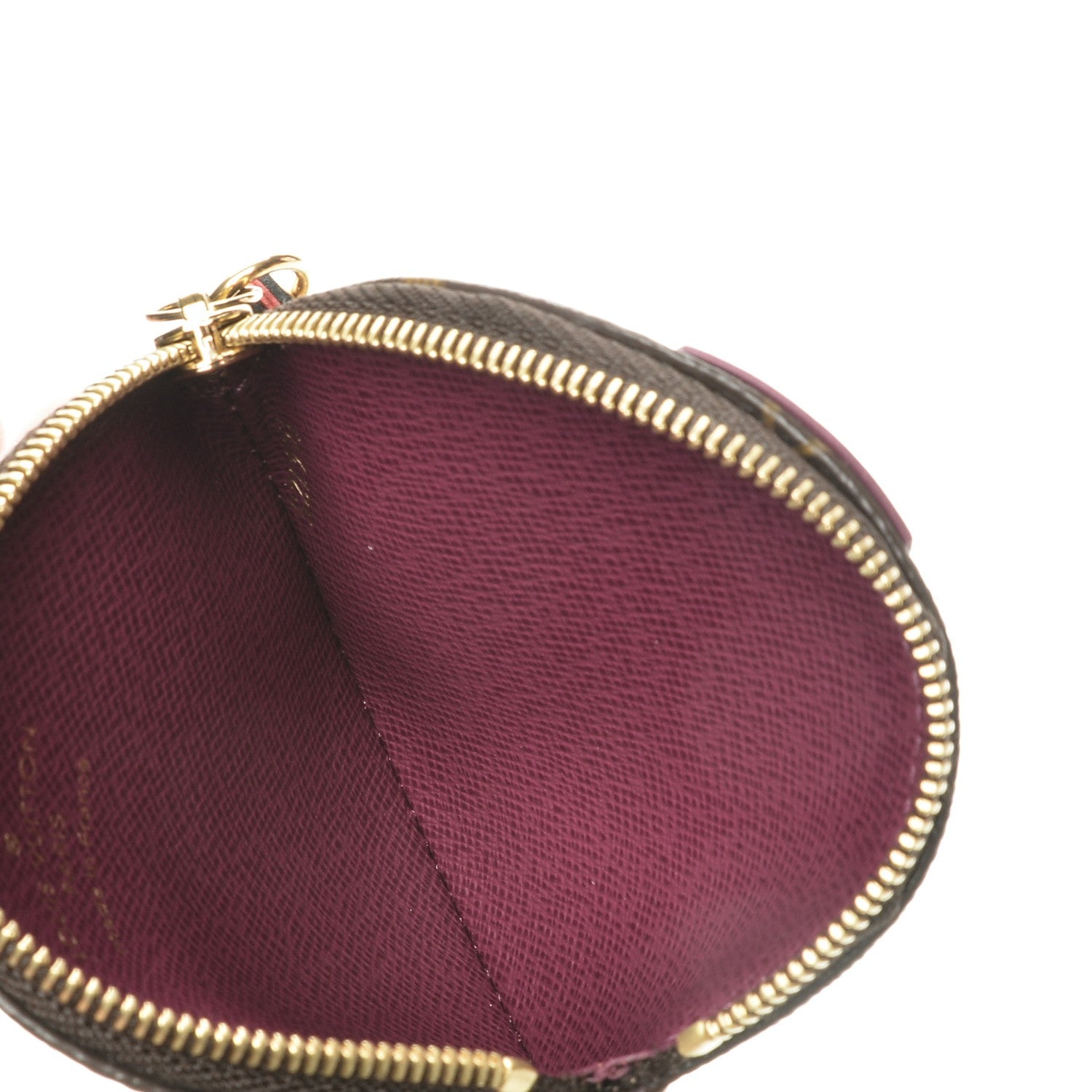 Louis Vuitton Monogram Totem Round Coin Purse Magenta 5 of 7