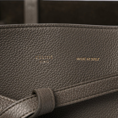 Celine Soft Grained Calfskin Small Belt Cabas Phantom Taupe 7 of 11